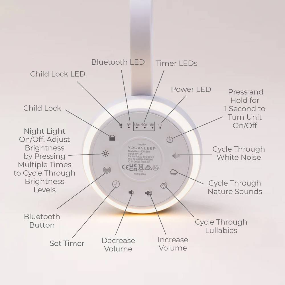 Marpac Yogasleep Hushh+ Portable White Noise Machine