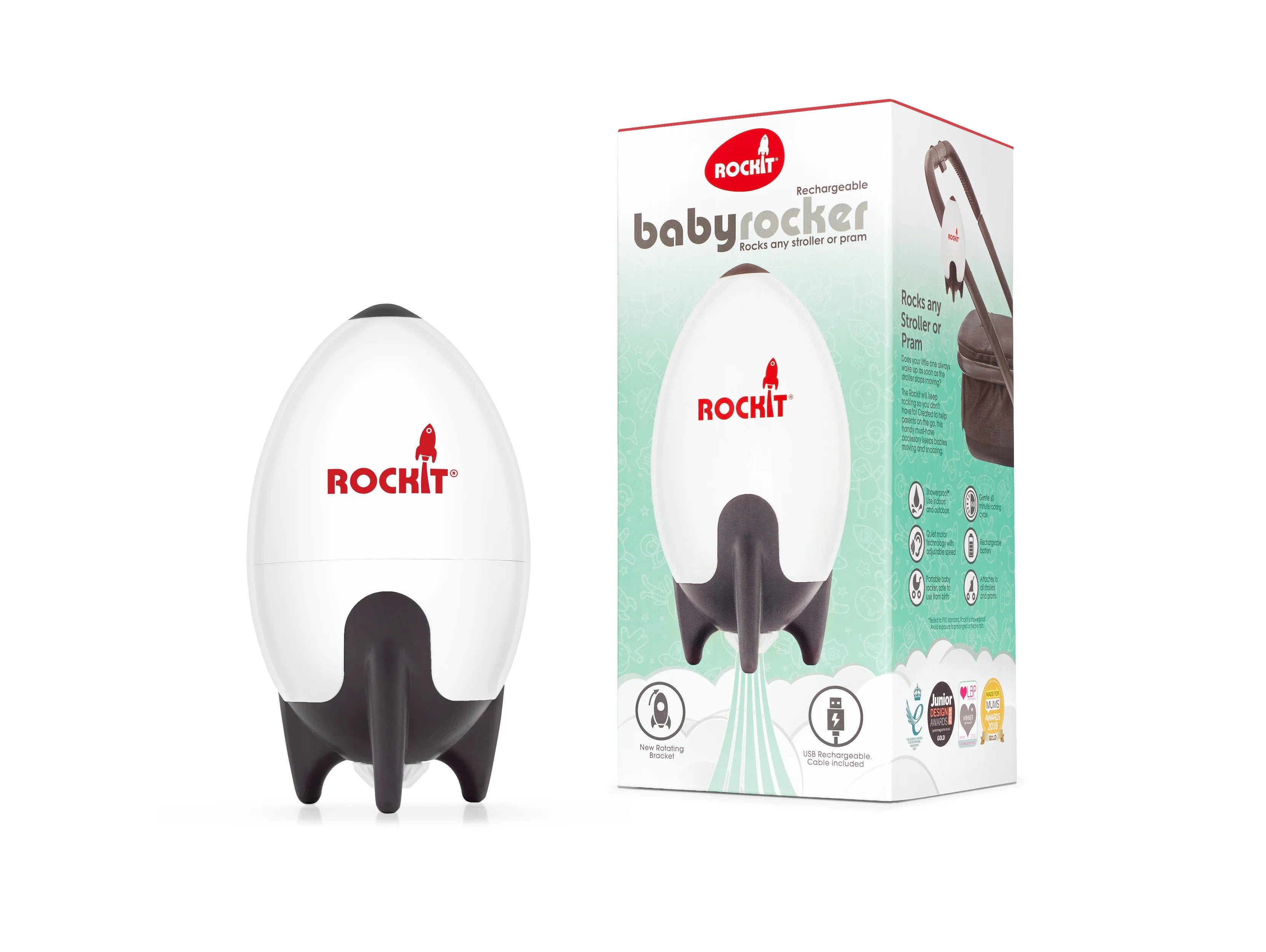 V2 The Rockit Portable Baby Rocker Now Rechargeable