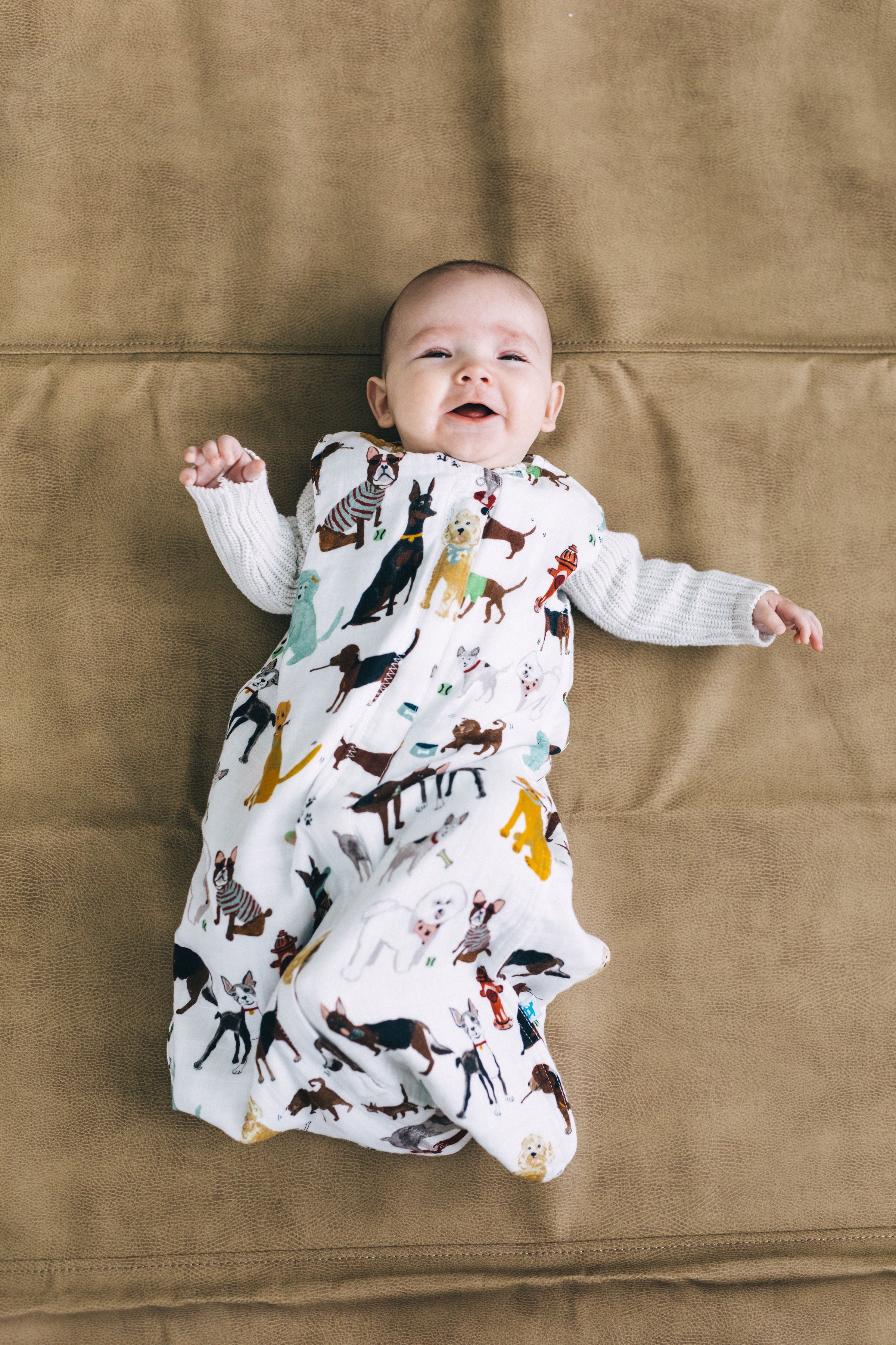 Little Unicorn 1.0 TOG Cotton Muslin Sleeping Bag