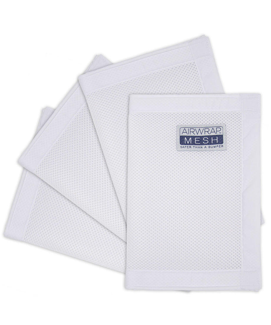 Airwrap Cot Liner Mesh 4 Sides White