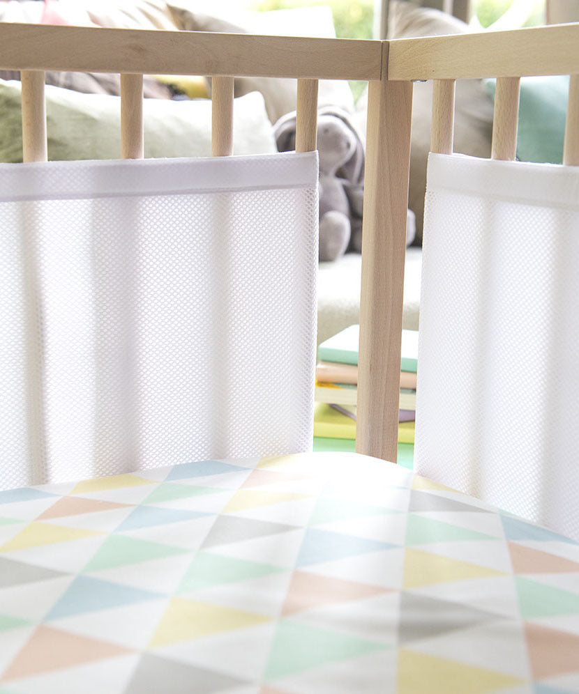 Airwrap Cot Liner Mesh Sides White – Swaddle Shop
