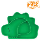 Bumkins Silicone Grip Dish - Dinosaur
