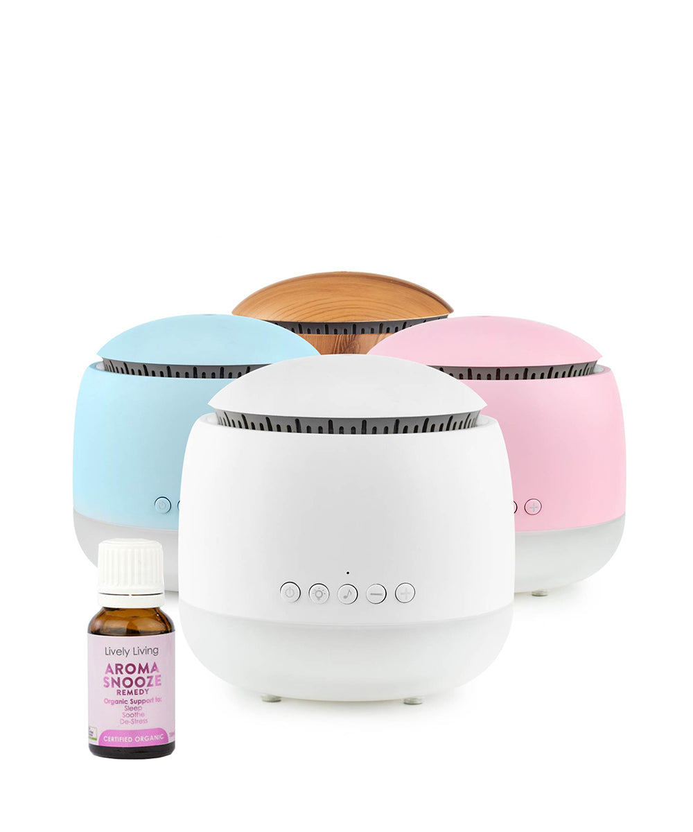 Aroma Snooze Sleep Aid Vaporiser + Free Aroma Snooze Oil by Lively Living