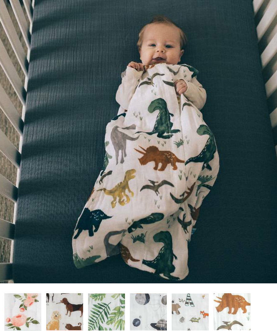 Little Unicorn 1.0 TOG Cotton Muslin Sleeping Bag