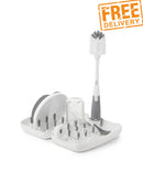 OXO TOT On the Go Drying Rack & Bottle Brush