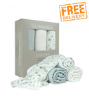 Little Bamboo Muslin Wrap 3 Pack - Whisper