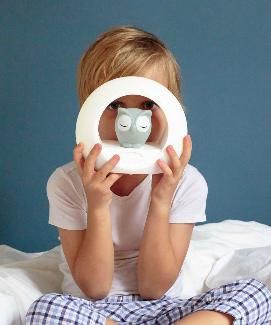 Zazu Lou the Owl Nightlight - Grey