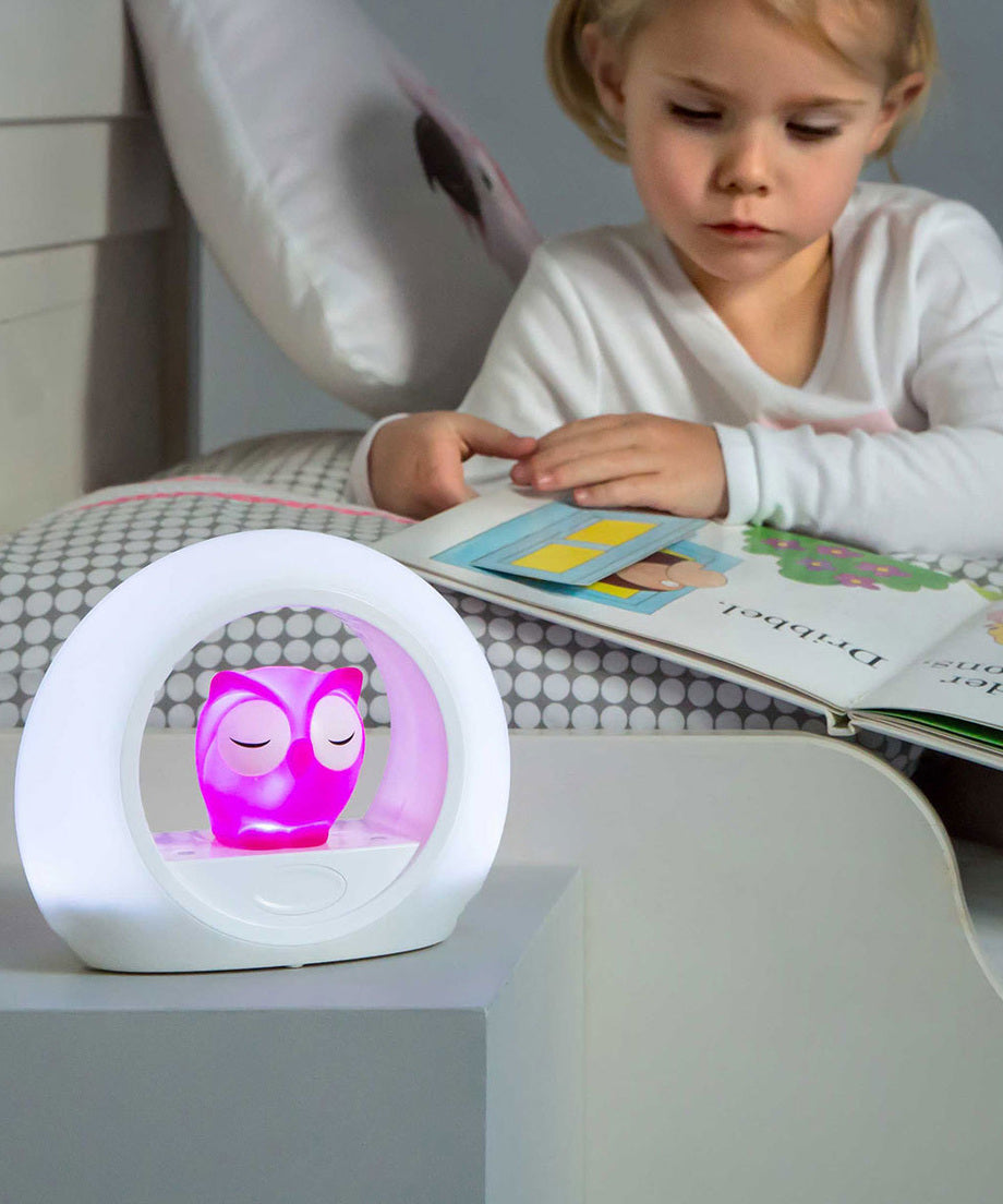 Zazu Lou the Owl Nightlight - Pink