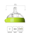 Comotomo Natural Silicone Baby Bottle 150ml 2 Pack - Green