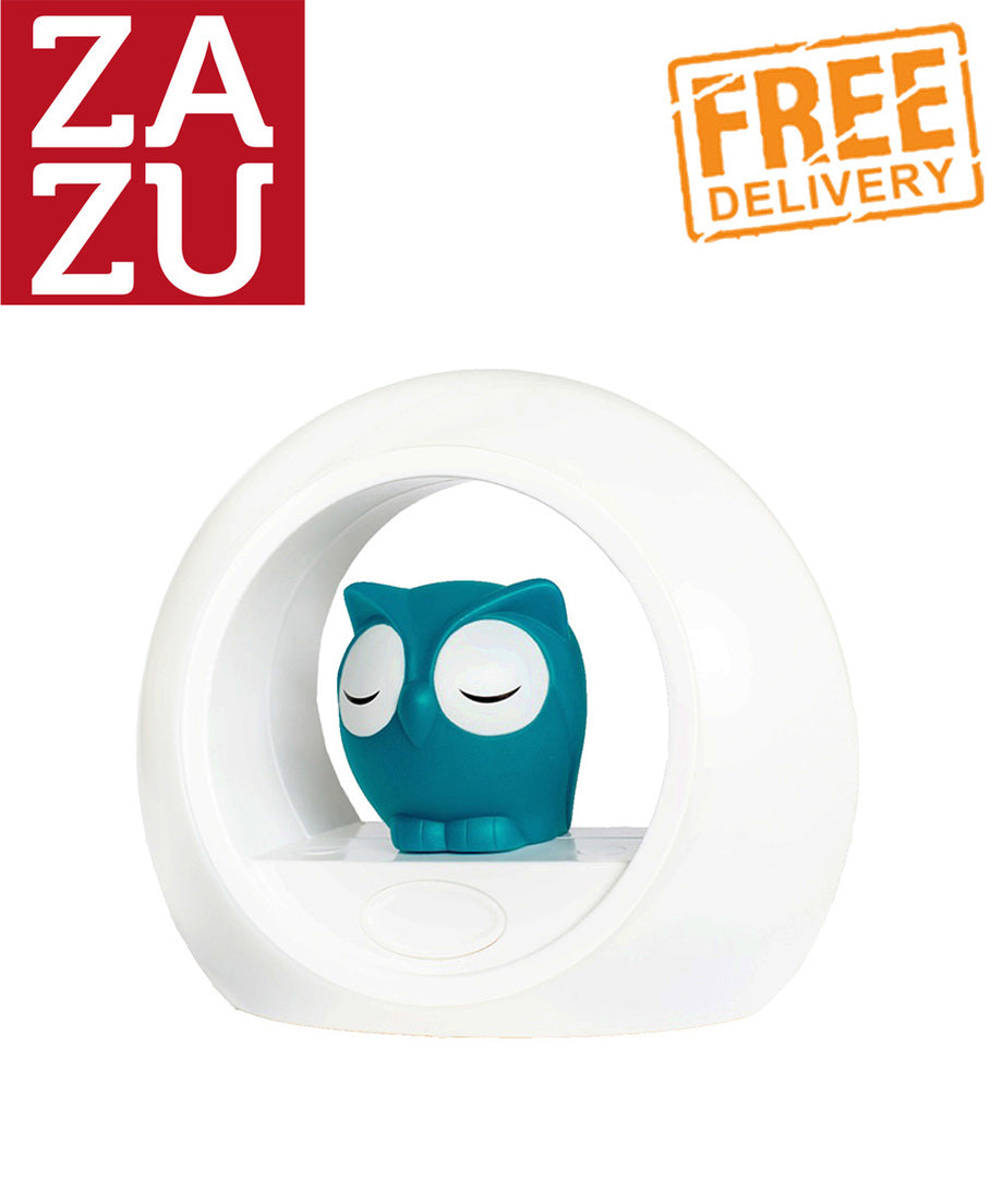 Zazu Lou the Owl Nightlight - Blue