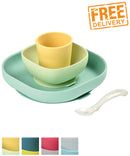 Beaba Silicone Meal Set 4 Piece - More Colours Available