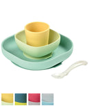 Beaba Silicone Meal Set 4 Piece - More Colours Available