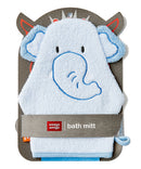 Weegoamigo Bath Mitt and Hooded Towel - Elephant