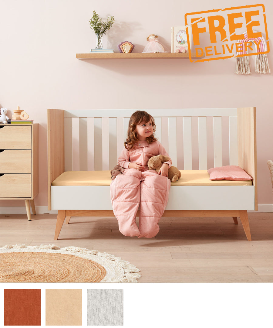 ergoPouch Organic Single Fitted Sheet - More Colours Available
