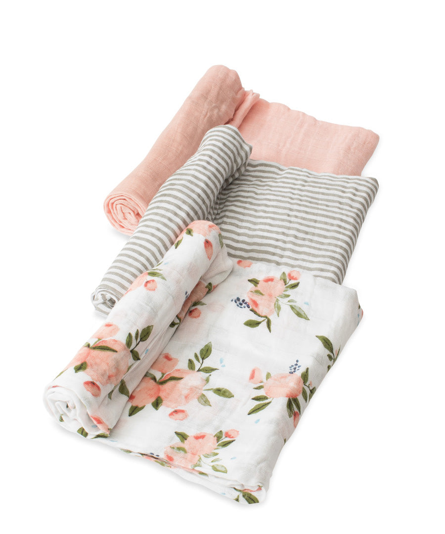 Little Unicorn Muslin Swaddles 3 Pack