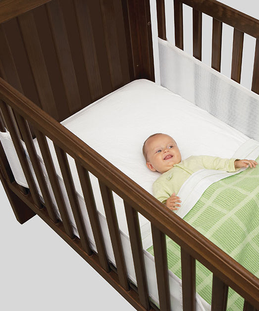 Airwrap Mesh Cot Liner 4 Sides - White – Little Linen Created