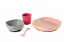 Beaba Silicone Meal Set 4 Piece - More Colours Available