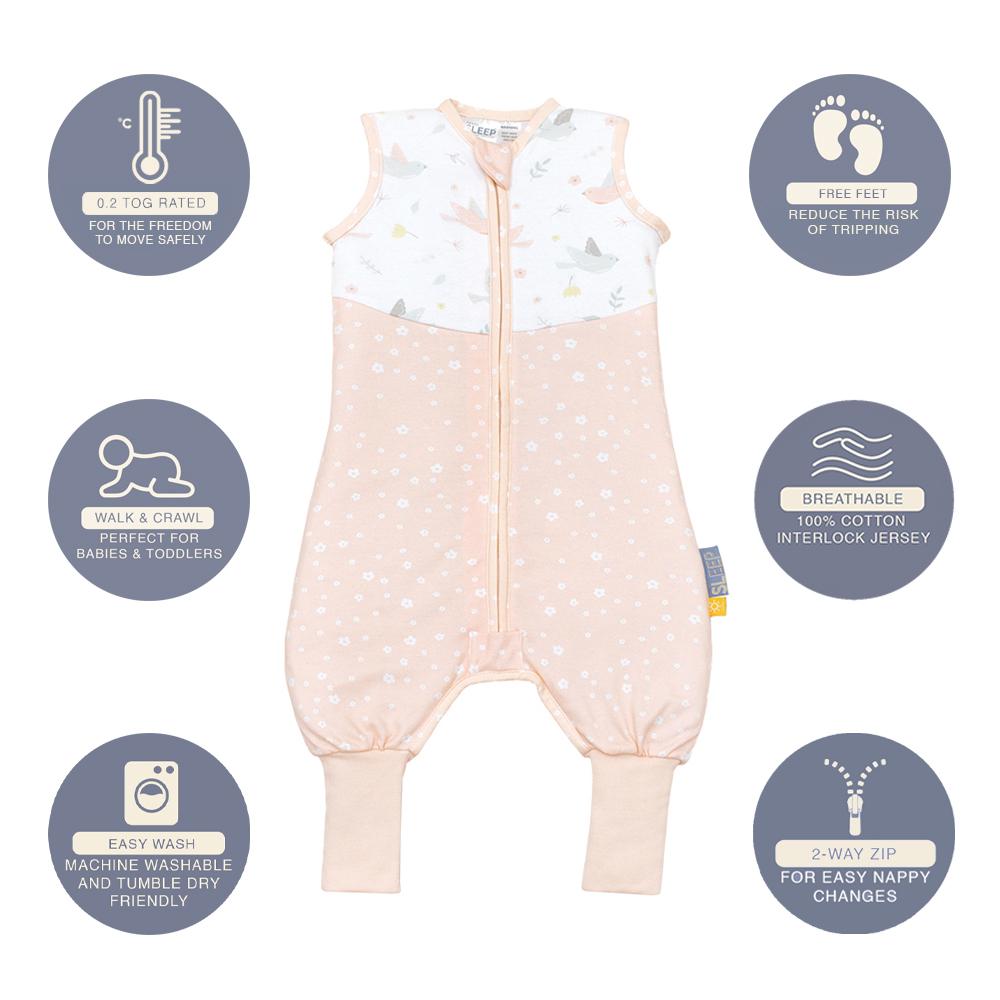 Living Textiles Smart Sleep Sleeping Walker 0.2 TOG