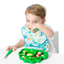 Bumkins Silicone Grip Dish - Dinosaur