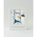 Little Unicorn Muslin Swaddles 3 Pack Various Prints
