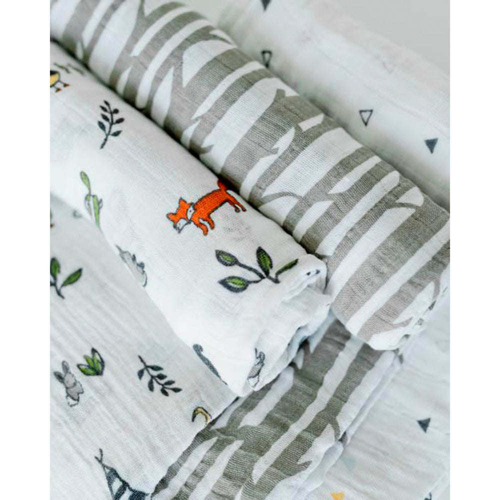 Little Unicorn Muslin Swaddles 3 Pack