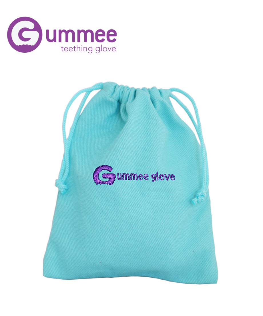 Gummee Glove Teether Mitten - Turquoise