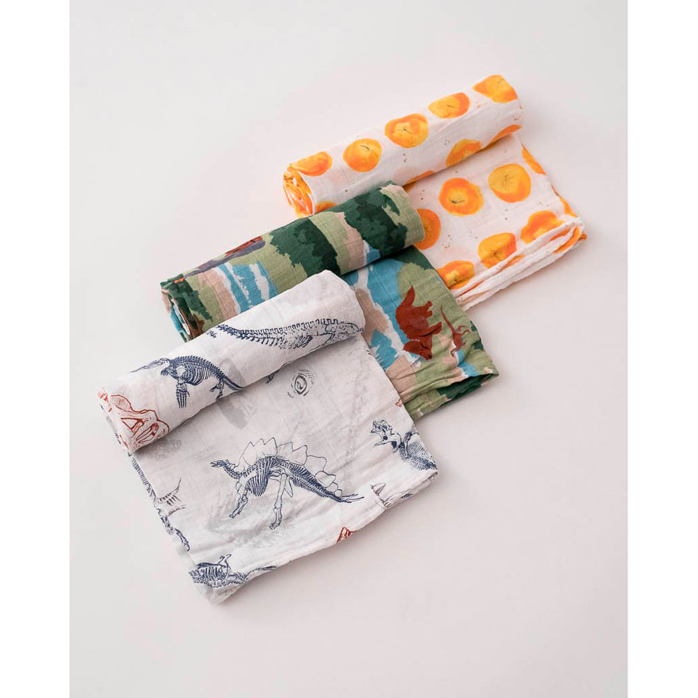 Little Unicorn Muslin Swaddles 3 Pack