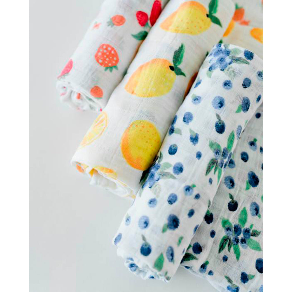 Little Unicorn Muslin Swaddles 3 Pack