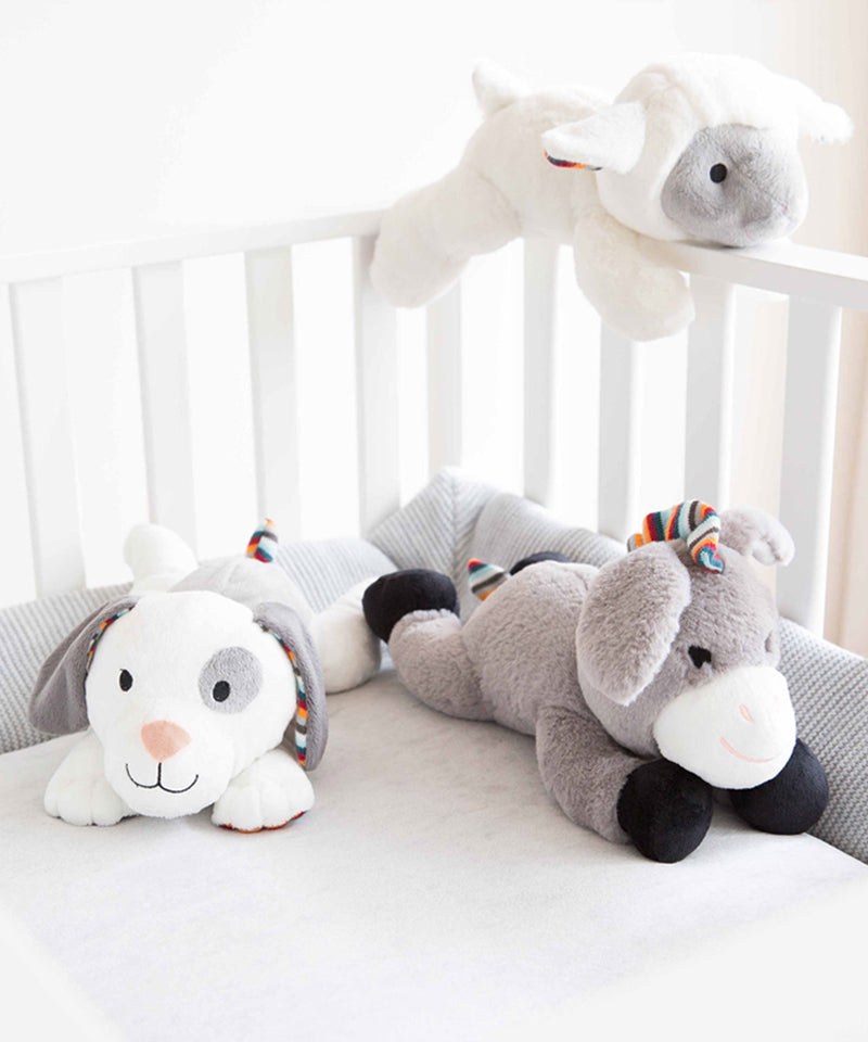 Zazu Plush Toy Comforter with Heartbeat Sound - Liz the Lamb