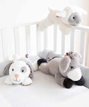 Zazu Plush Toy Comforter with Heartbeat Sound - Liz the Lamb