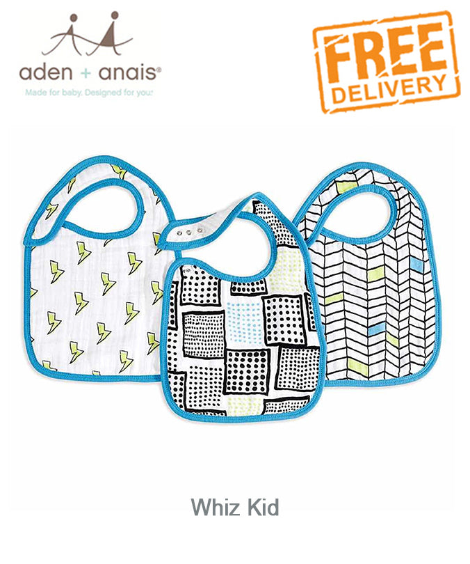 Aden + Anais Classic Snap Bibs 3 Pack