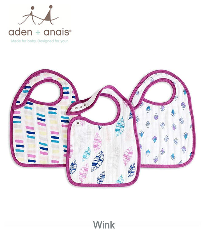Aden + Anais Classic Snap Bibs 3 Pack