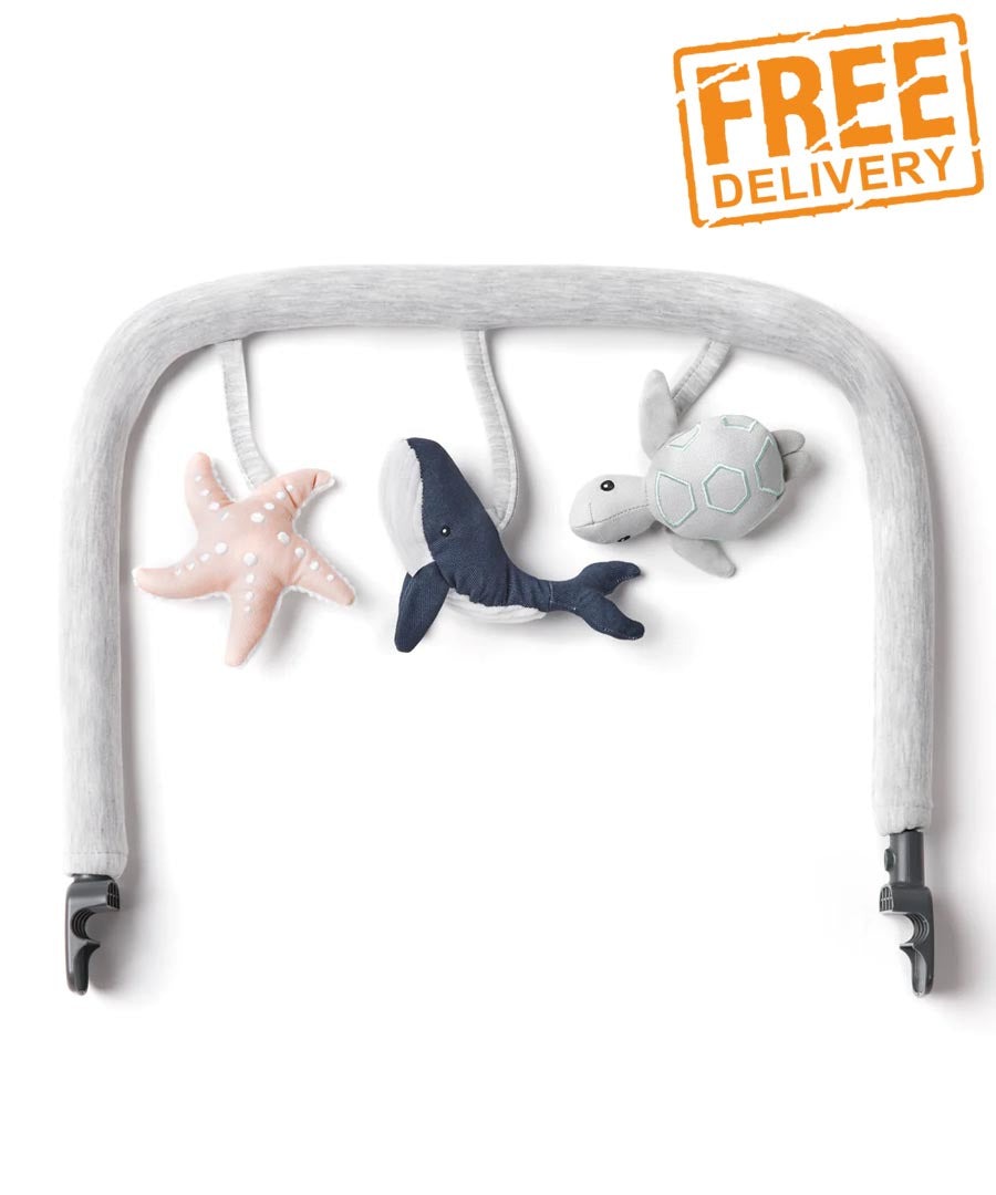 Ergobaby Evolve 3 in 1 Bouncer Ocean Toy Bar - More Colours Available