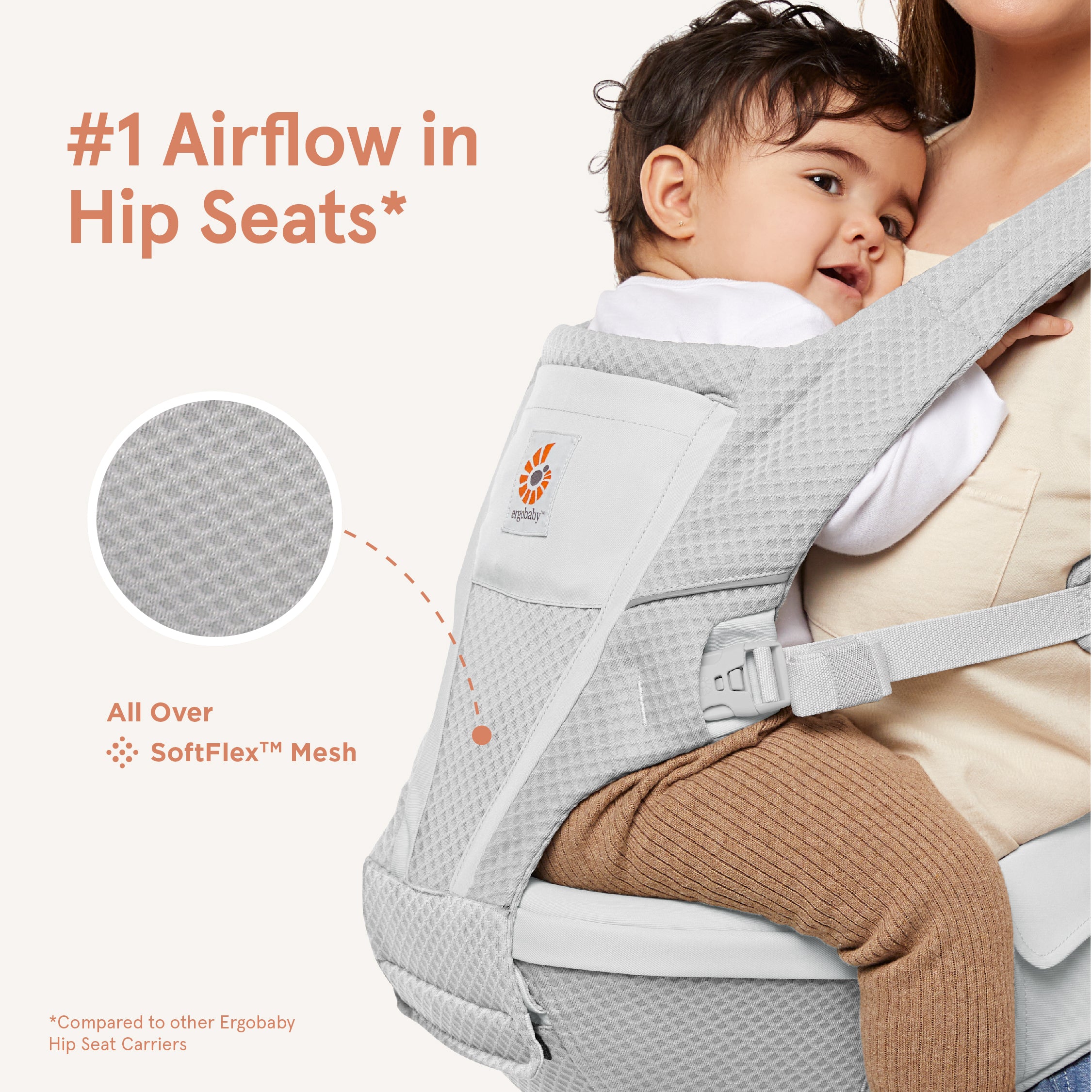 Ergobaby Alta Hip Seat Baby Carrier - More Colours Available