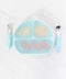 Bumkins Silicone Grip Dish  with Lid + Spoon and Folk Set - Various Colours