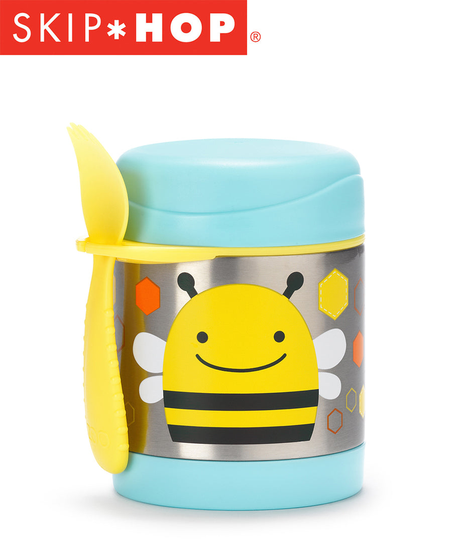 Skip Hop Zoo Insulated Food Jar + Spork - Various Designs