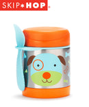 Skip Hop Zoo Insulated Food Jar + Spork - Various Designs