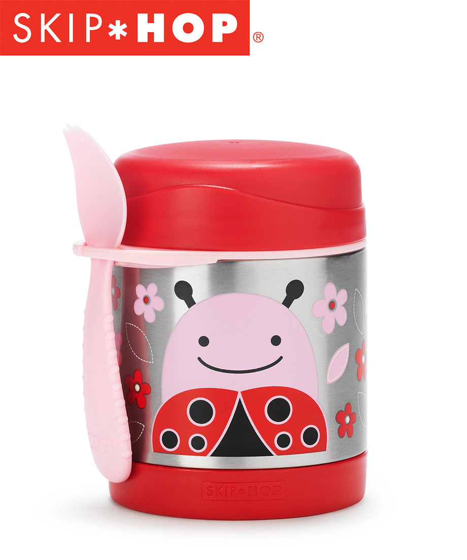 Skip Hop Zoo Insulated Food Jar + Spork - Various Designs