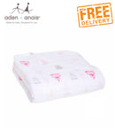 Aden + Anais Classic Muslin Dream Blankets™ - lovebird birdcage