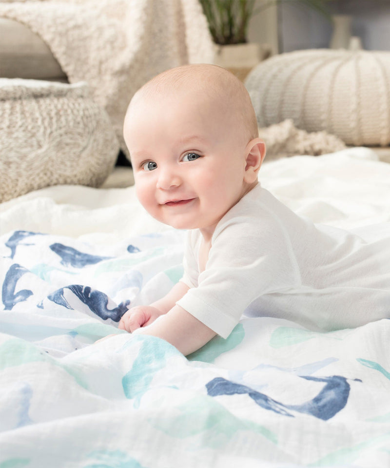 Aden + Anais Classic Swaddles 4 Pack - Seafaring
