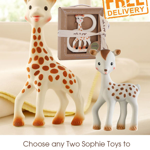 Sophie the giraffe friends names 2025