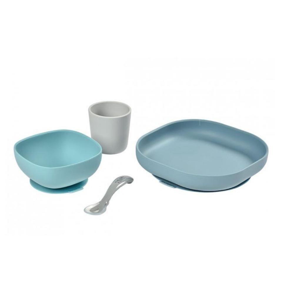 Beaba Silicone Meal Set 4 Piece - More Colours Available