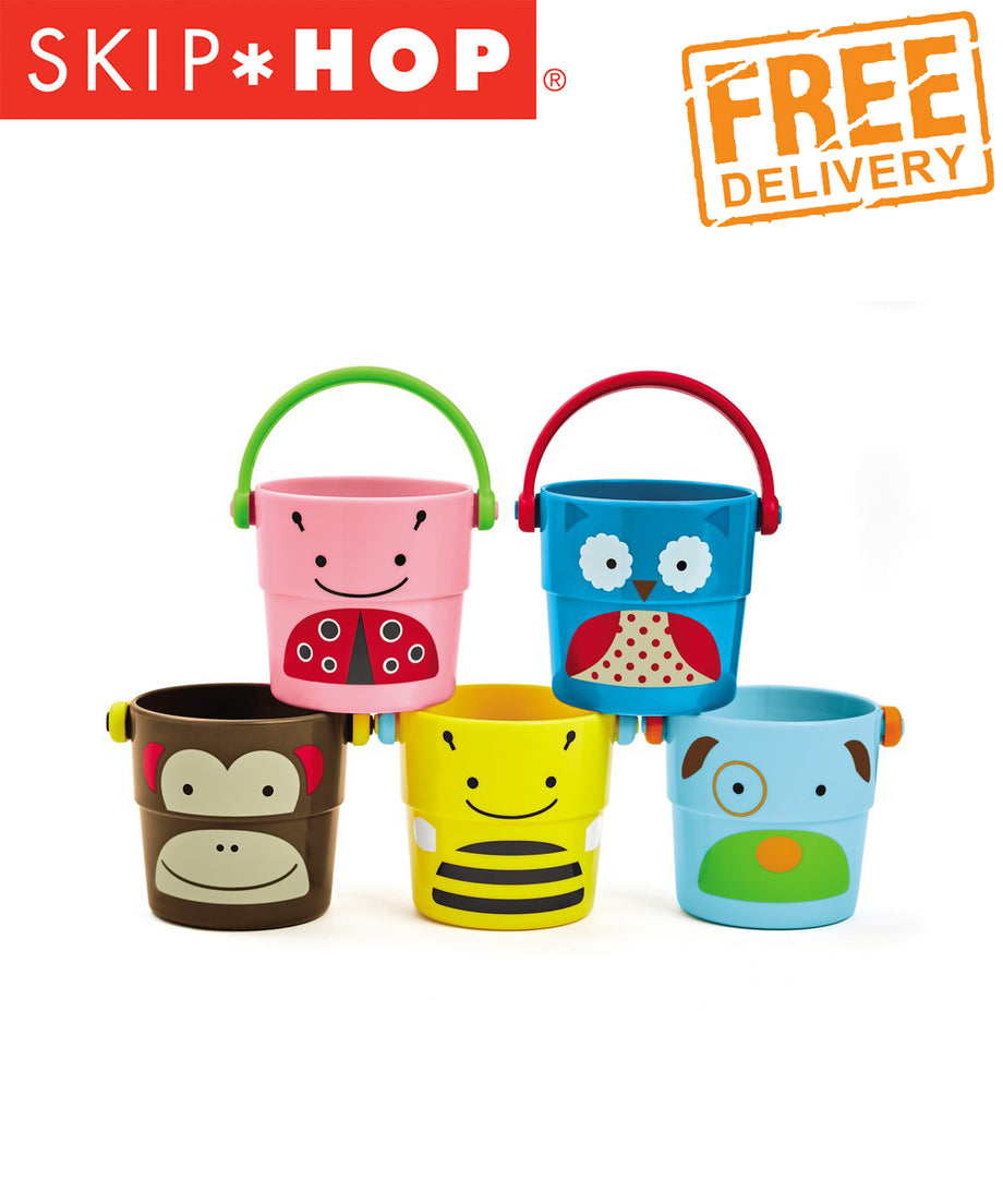 Skip Hop Explore & More Zoo Stack & Pour Buckets