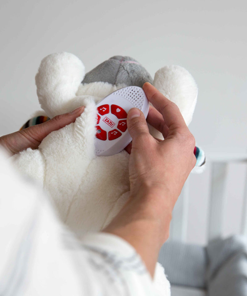 Zazu Plush Toy Comforter with Heartbeat Sound - Liz the Lamb