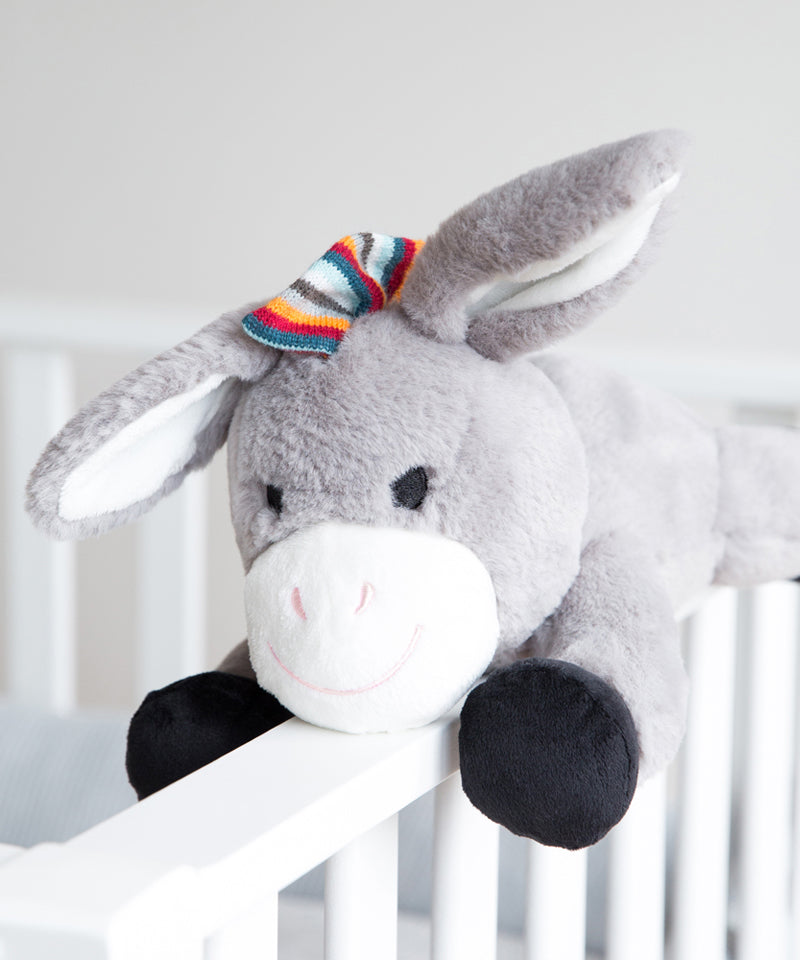 Zazu Plush Toy Comforter with Heartbeat Sound - Don the Donkey
