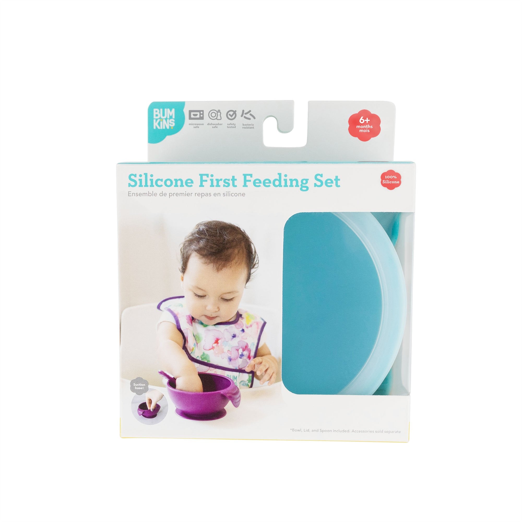 Bumkins Silicone First Feeding Set - Various Colours