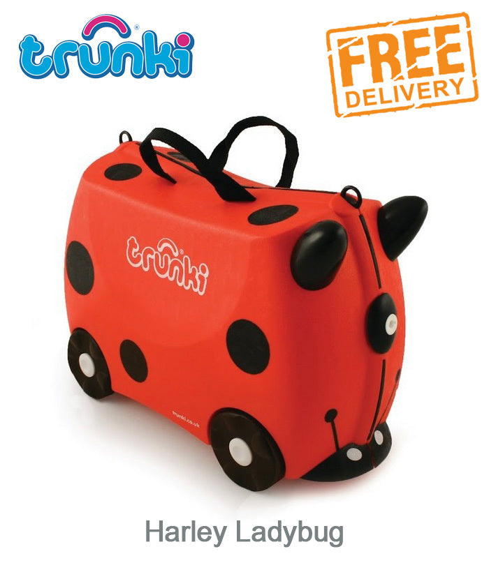 Trunki Ride-On Suitcase - Harley Ladybug
