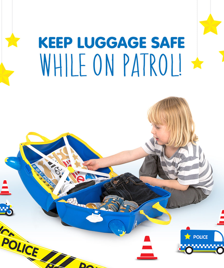 Trunki Ride-On Suitcase - Percy Police Car