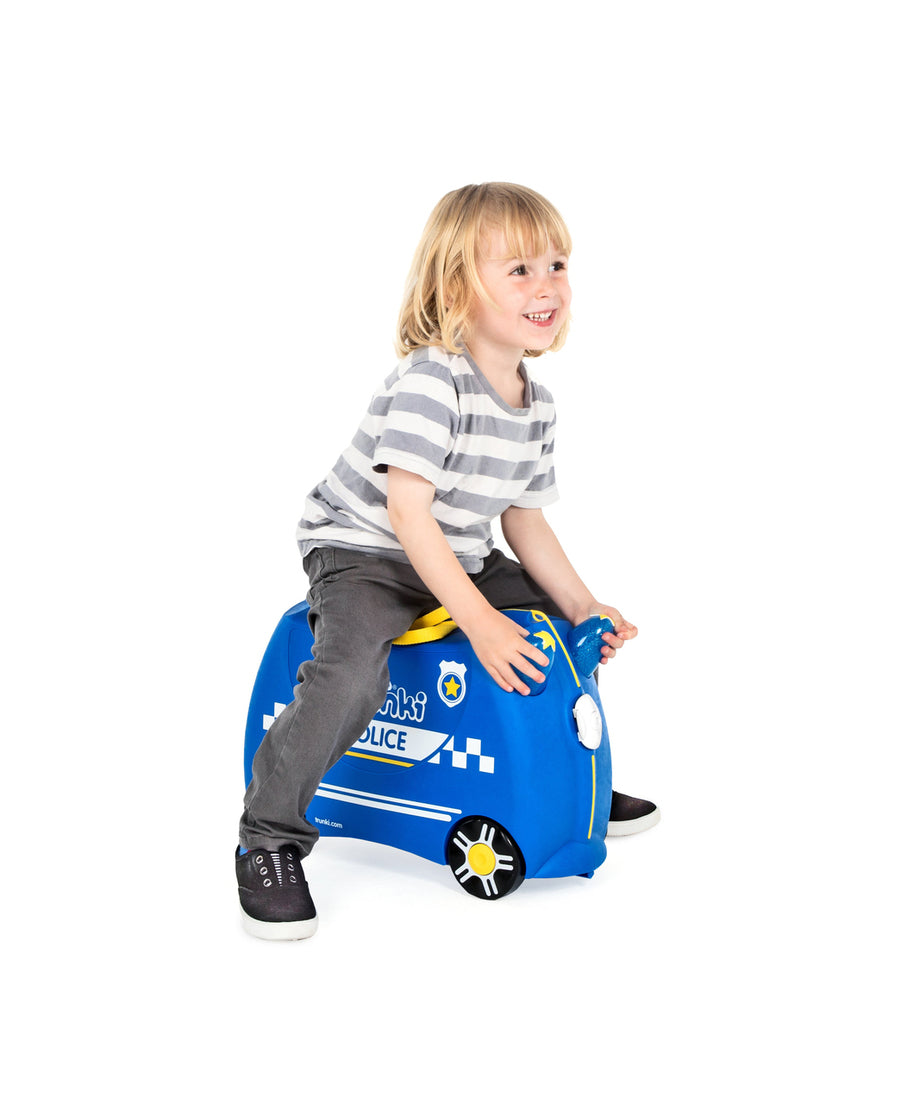 Trunki Ride-On Suitcase - Percy Police Car