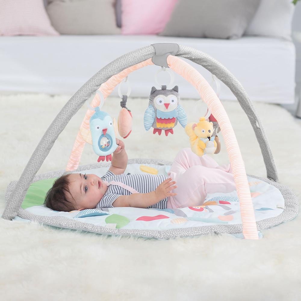 Skip Hop Treetop Friends Activity Gym - Grey/ Pastel
